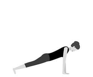 UTTHITA CHATURANGA DANDASANA